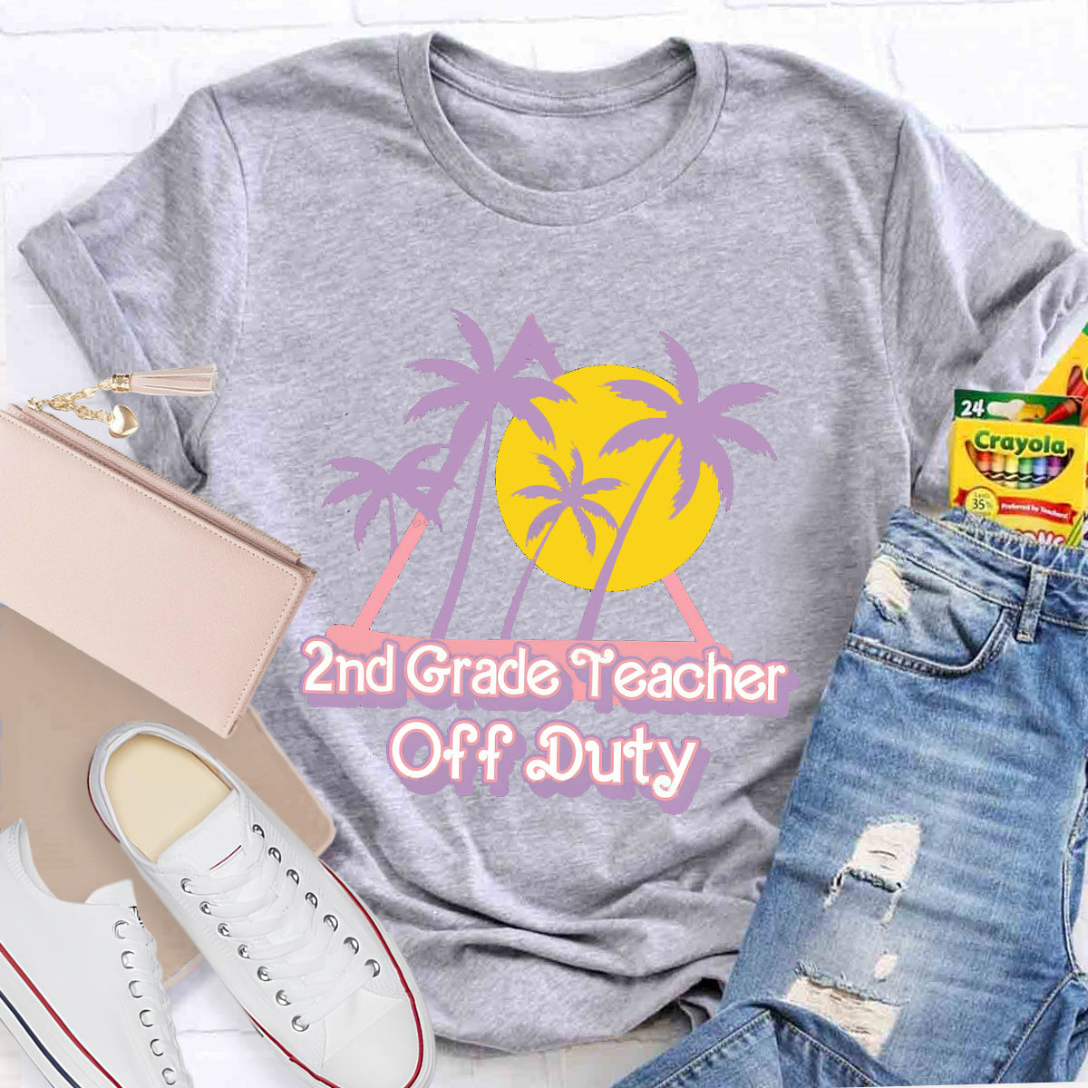 Personalized Grade Teacher Off Duty Sunshie T-Shirt