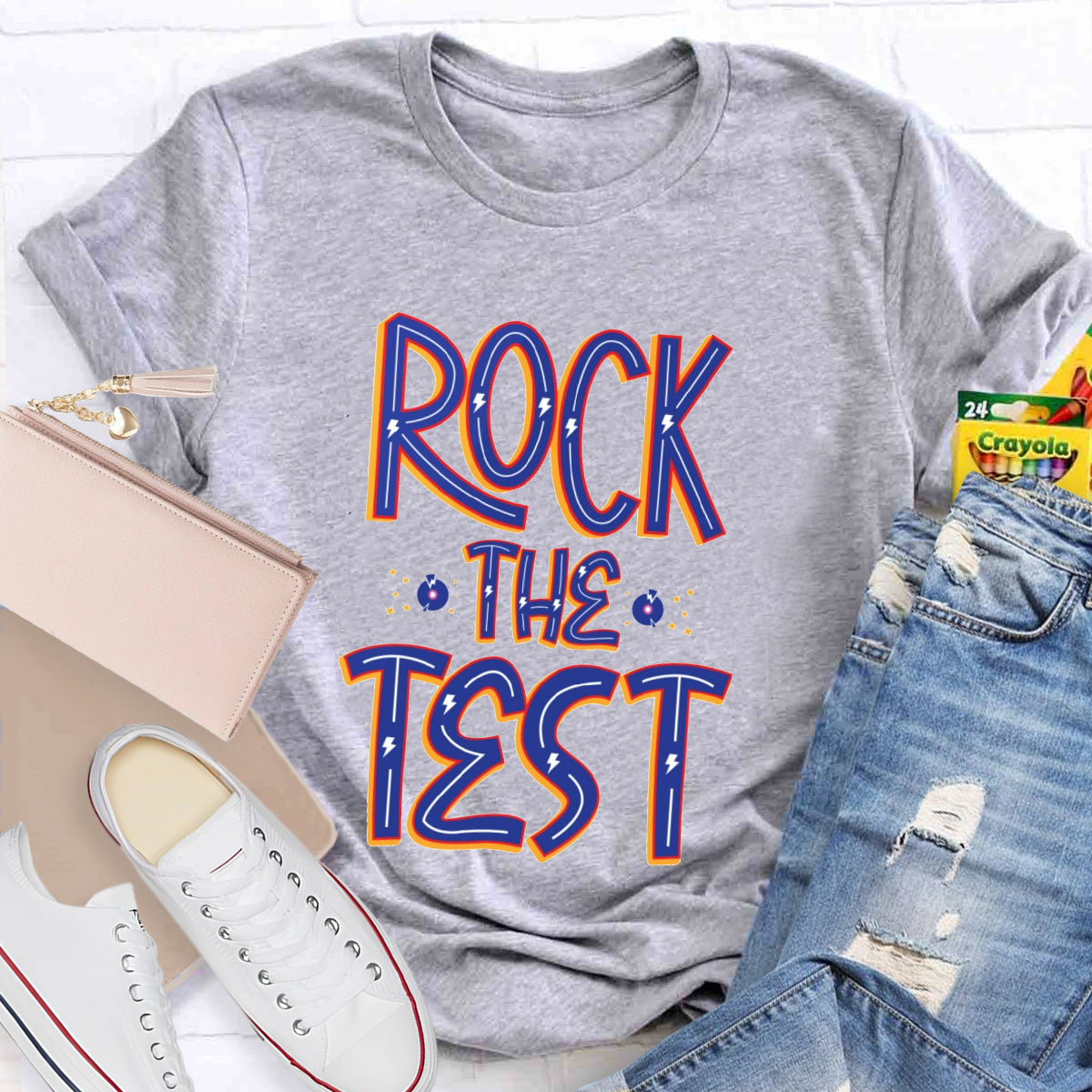 Rock The Test Teacher T-Shirt