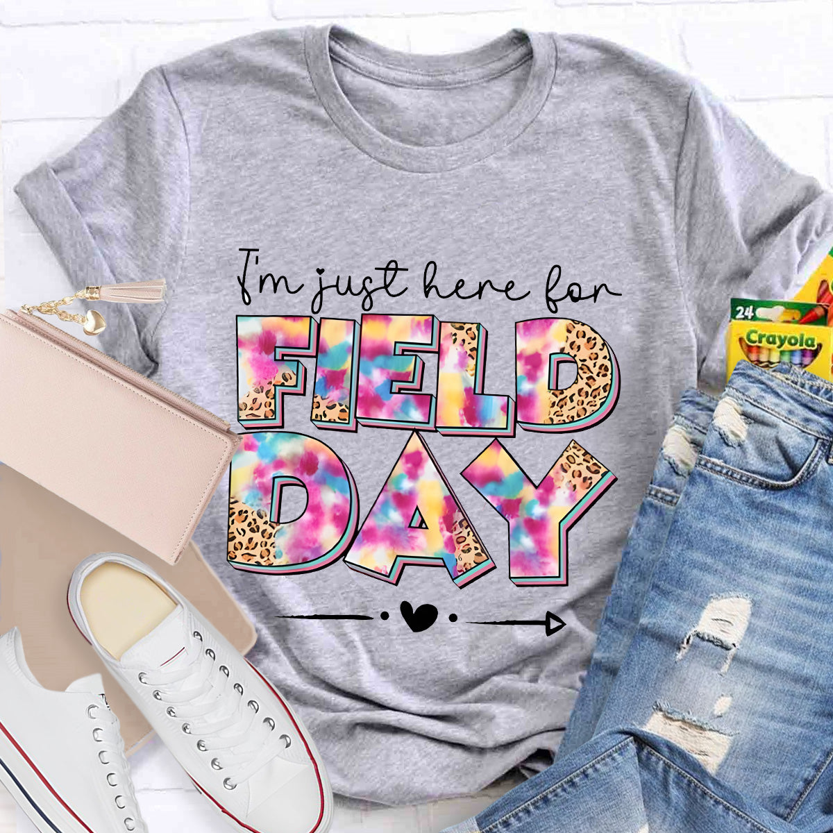 I‘m Just Here For Field Day Teacher T-Shirt