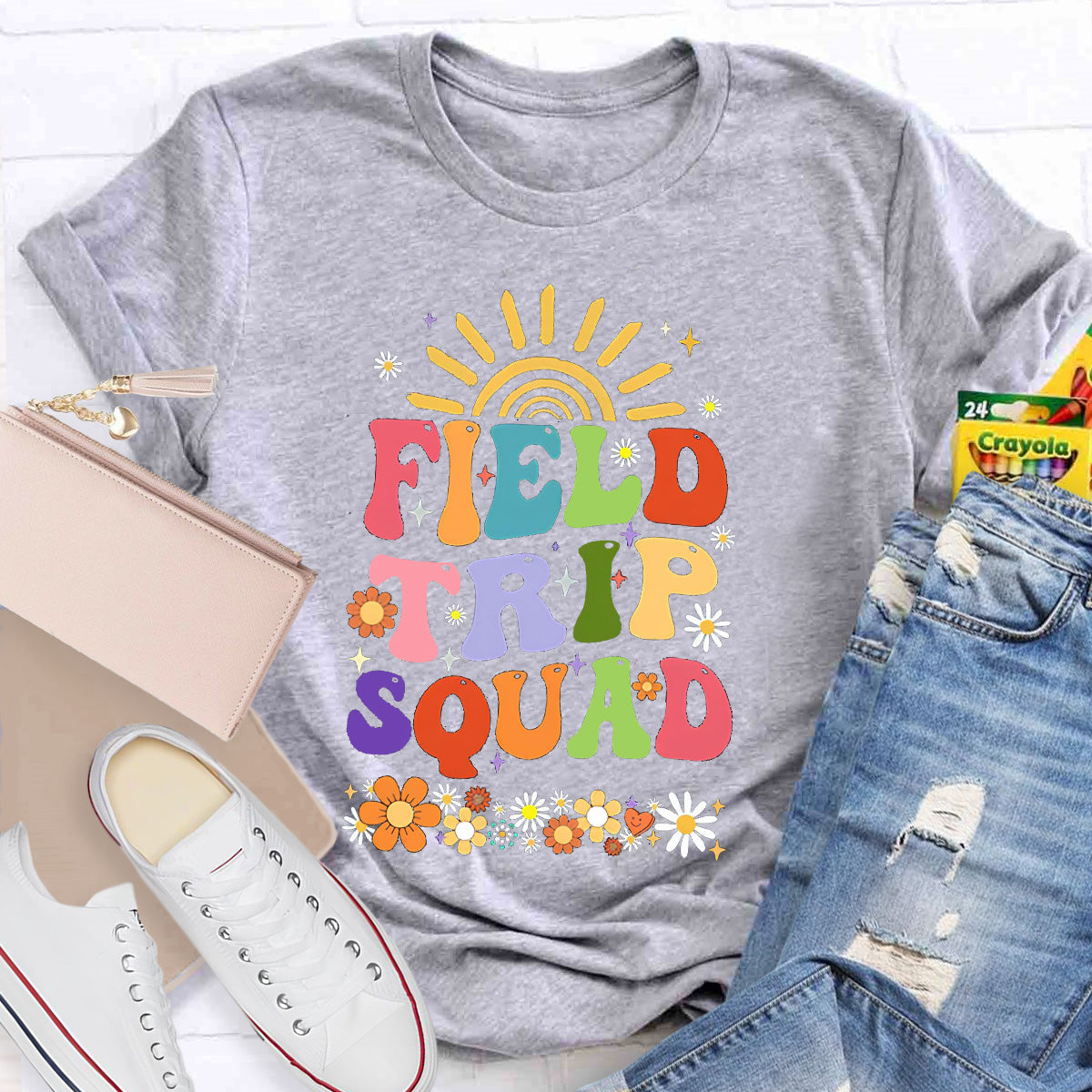 Field Trip Squad Teacher T-Shirt