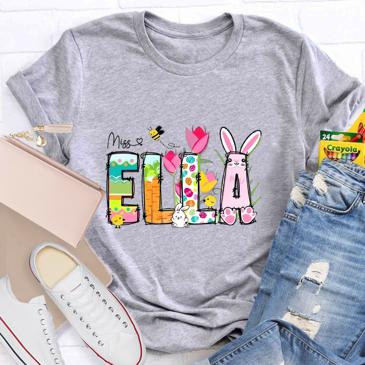 Personalized Easter Name Funny Bee T-Shirt