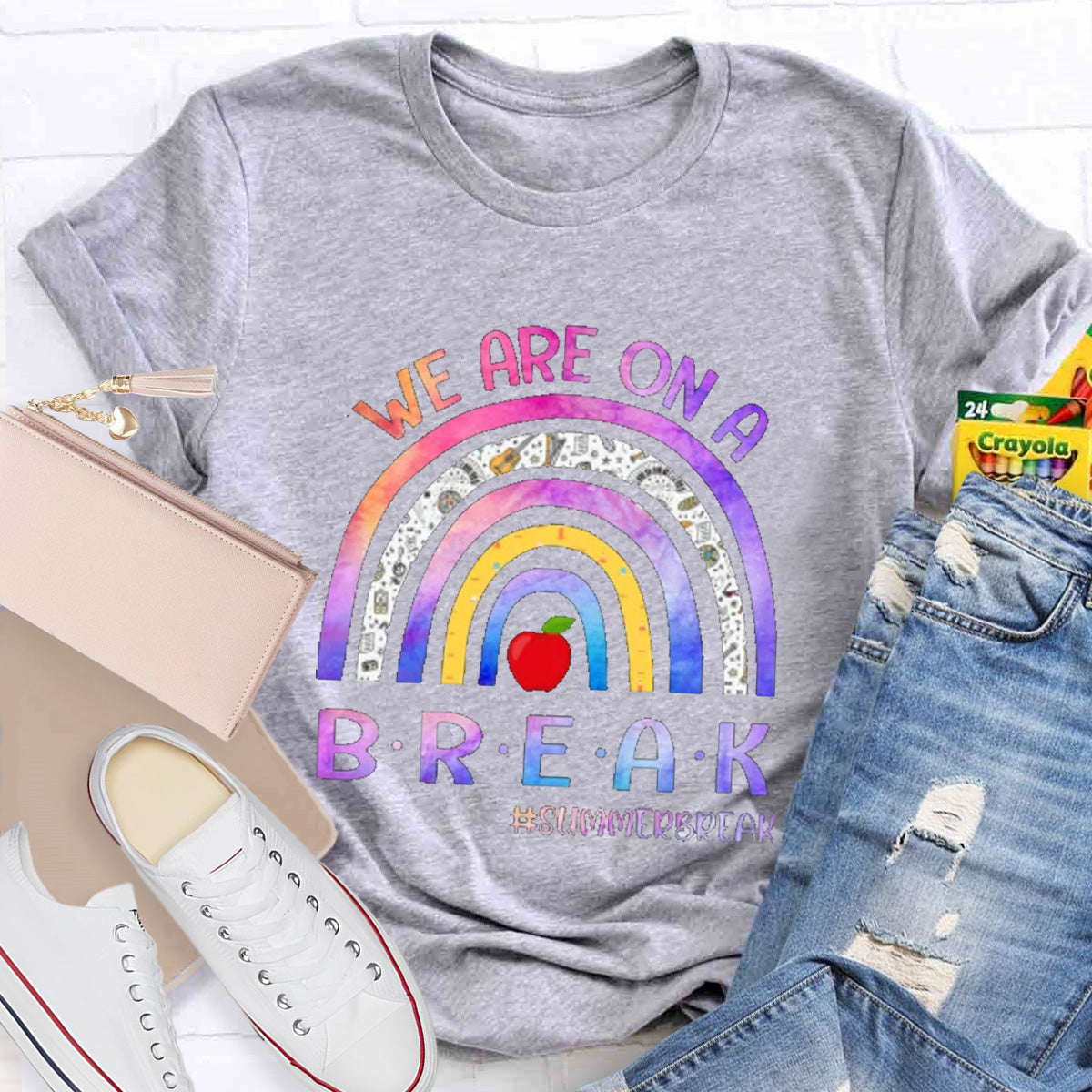 We Are On A Break Teacher T-Shirt