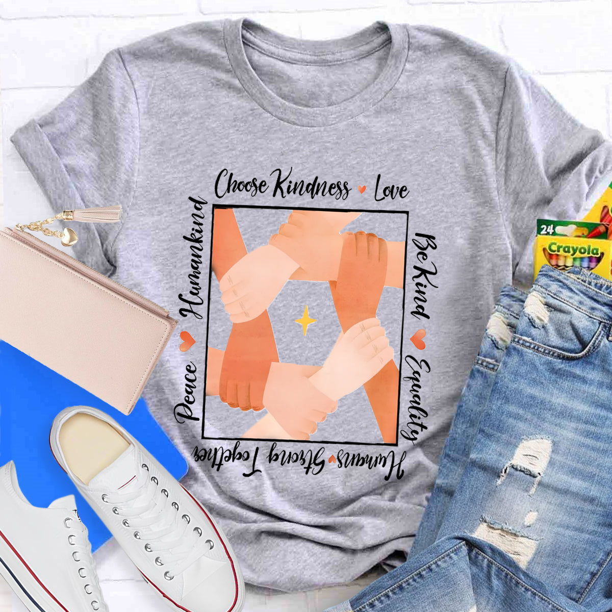 Choose Kindness Love Peace T-Shirt