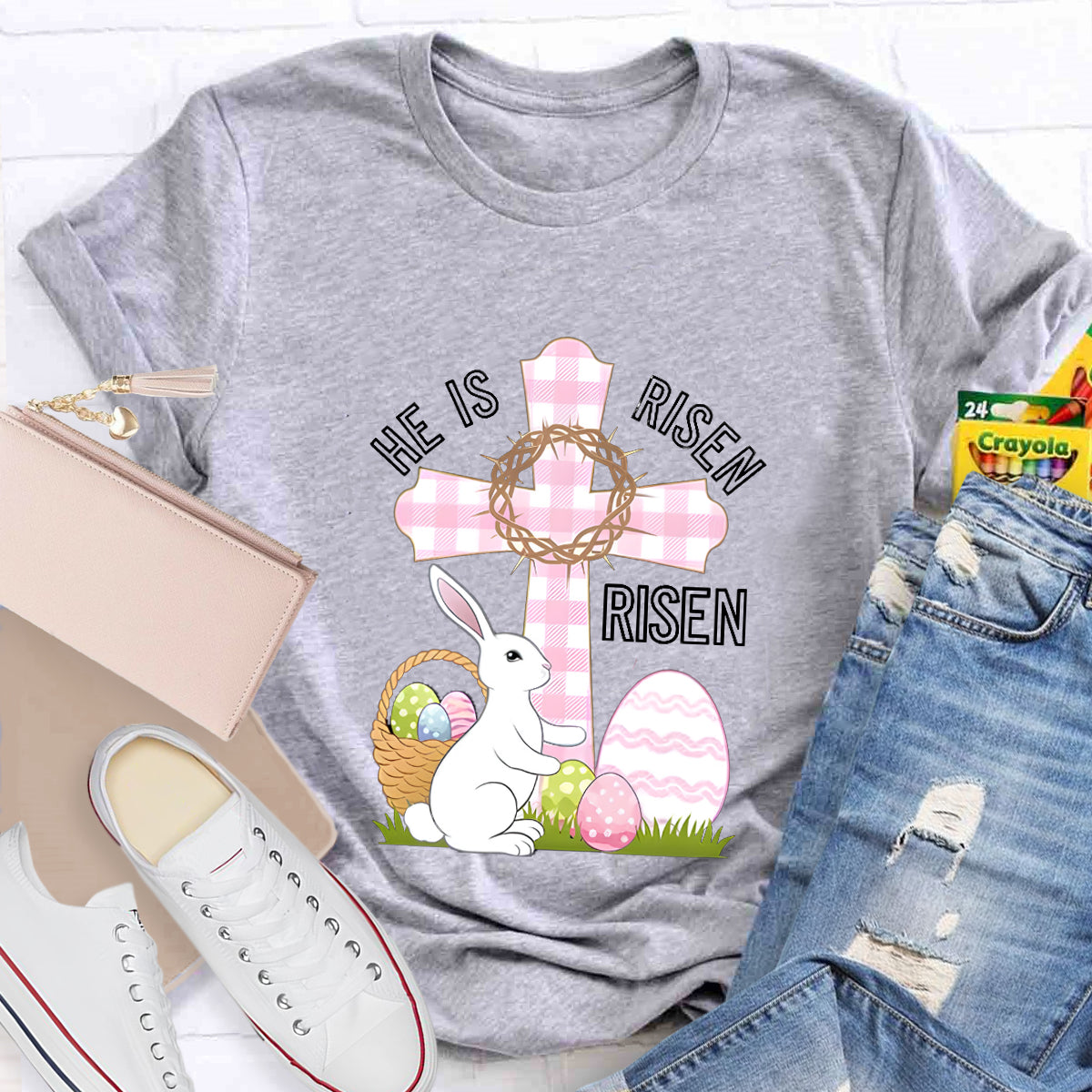 He Is Rise Easter T-Shirt