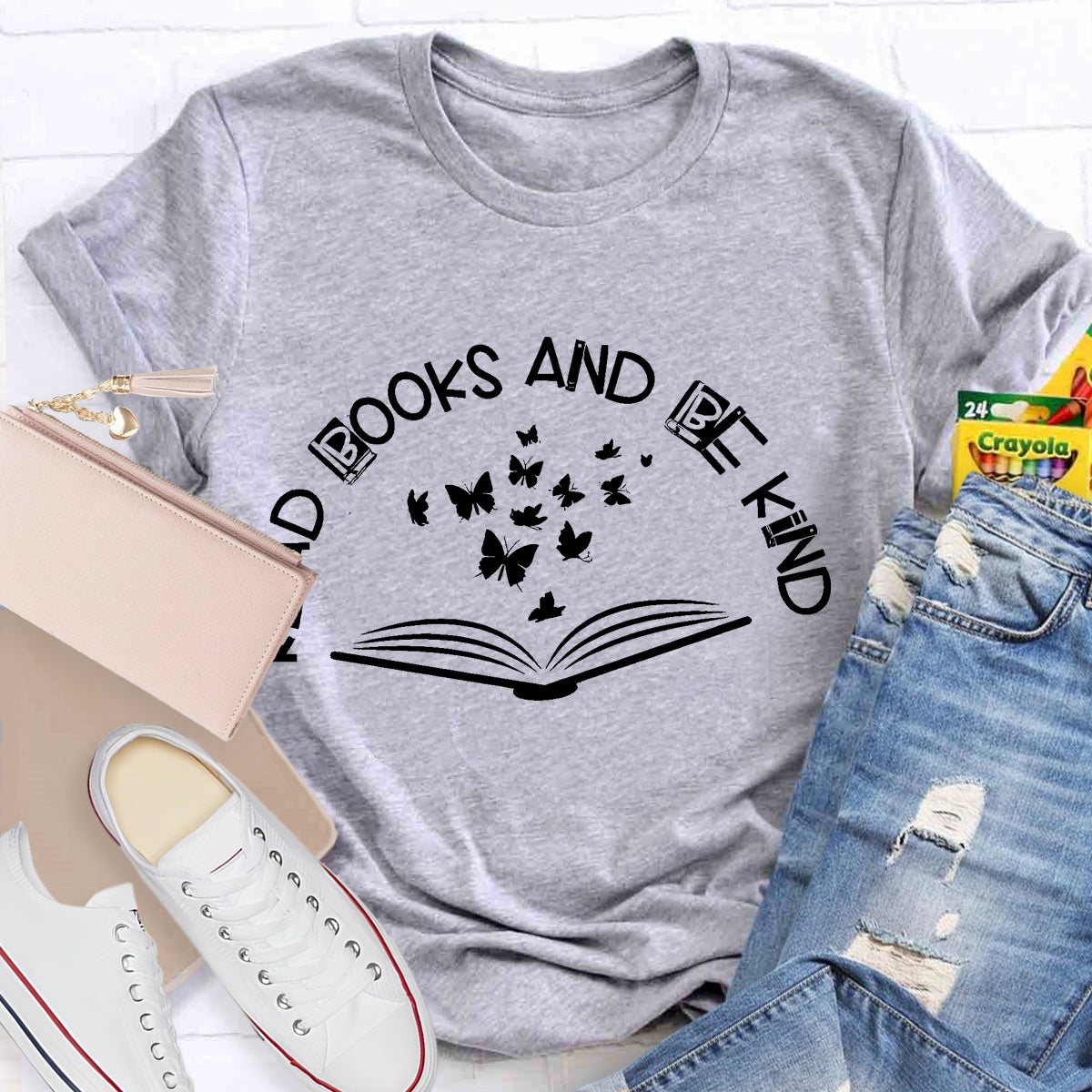 Read Books And Be Kind Teacher T-Shirt