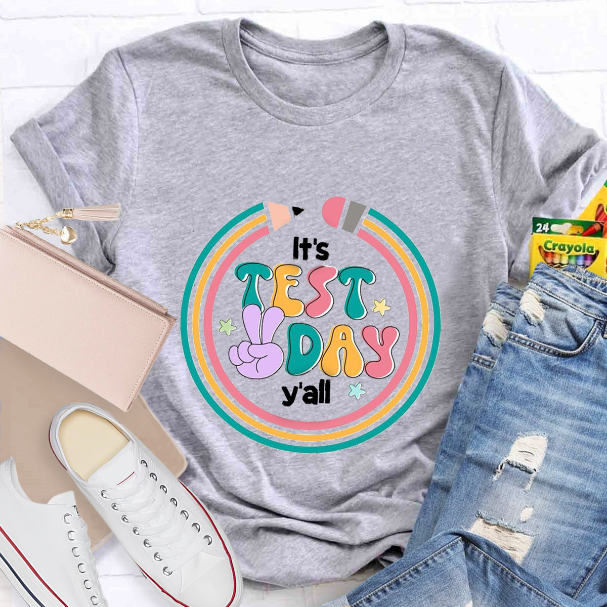 It's Test Day Y'all Teacher T-Shirt