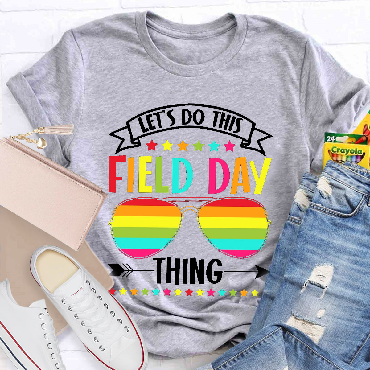 Let's Do This Field Thing Teacher T-Shirt