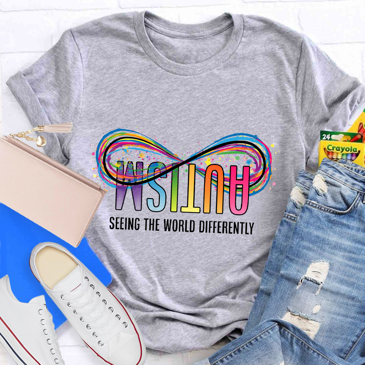 Seeing The World Differently Infinity Symbol T-Shirt