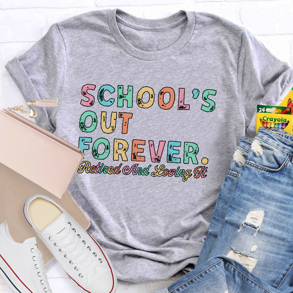 School's Out Forever Teacher T-Shirt