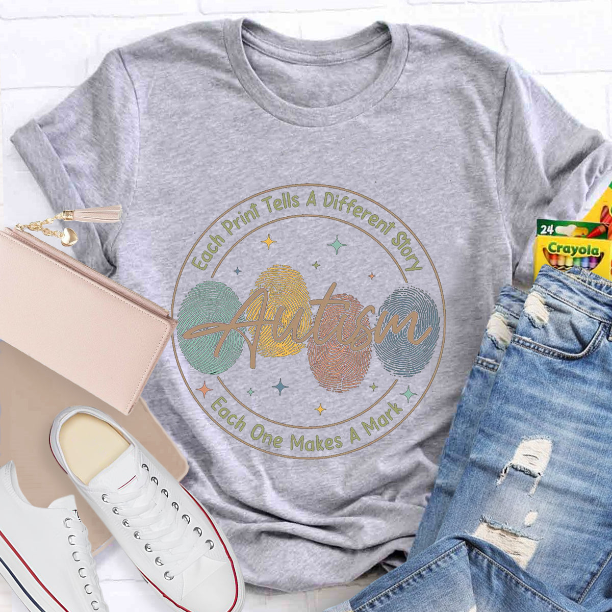 Each One Makes A Mark Teacher T-Shirt