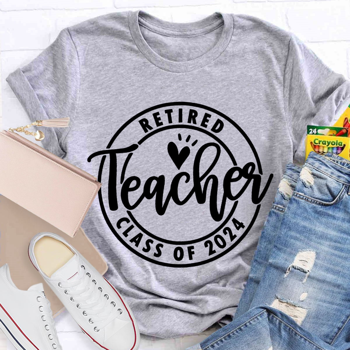 Personalized Retired Time Teacher T-Shirt