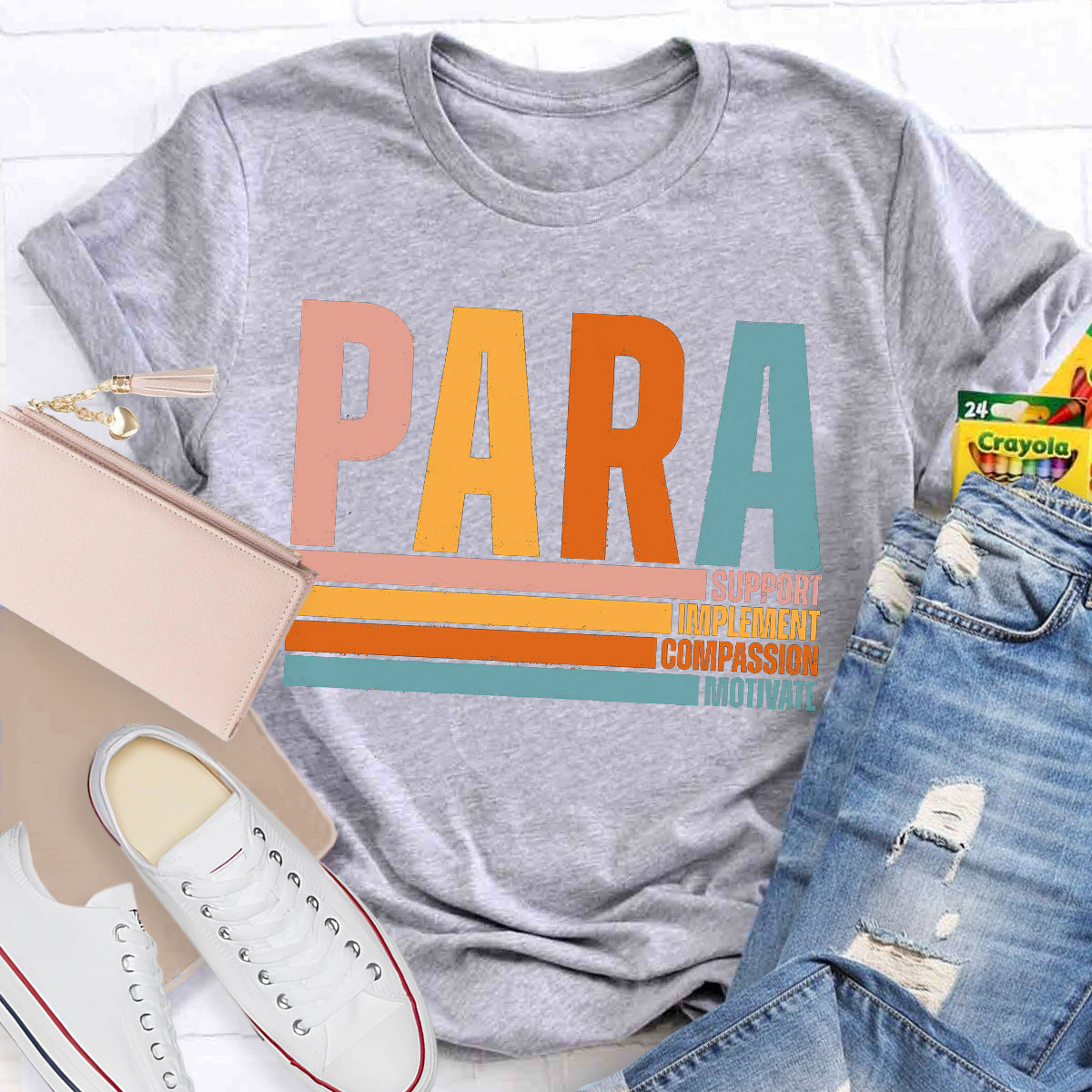 Support And Motivate Teacher T-Shirt