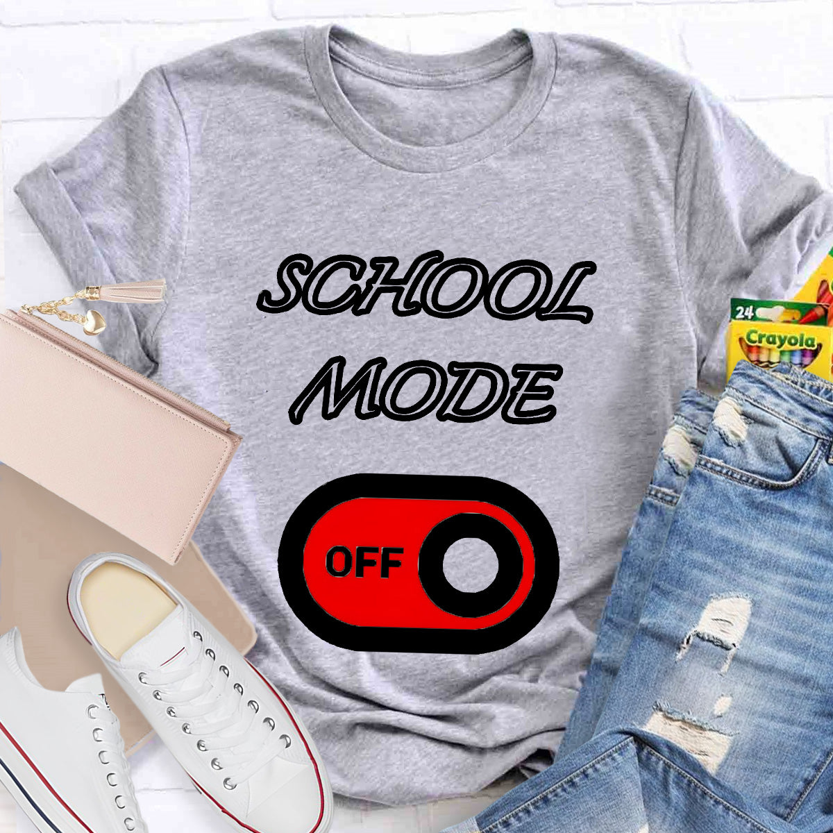 School Mode Off Teacher T-Shirt