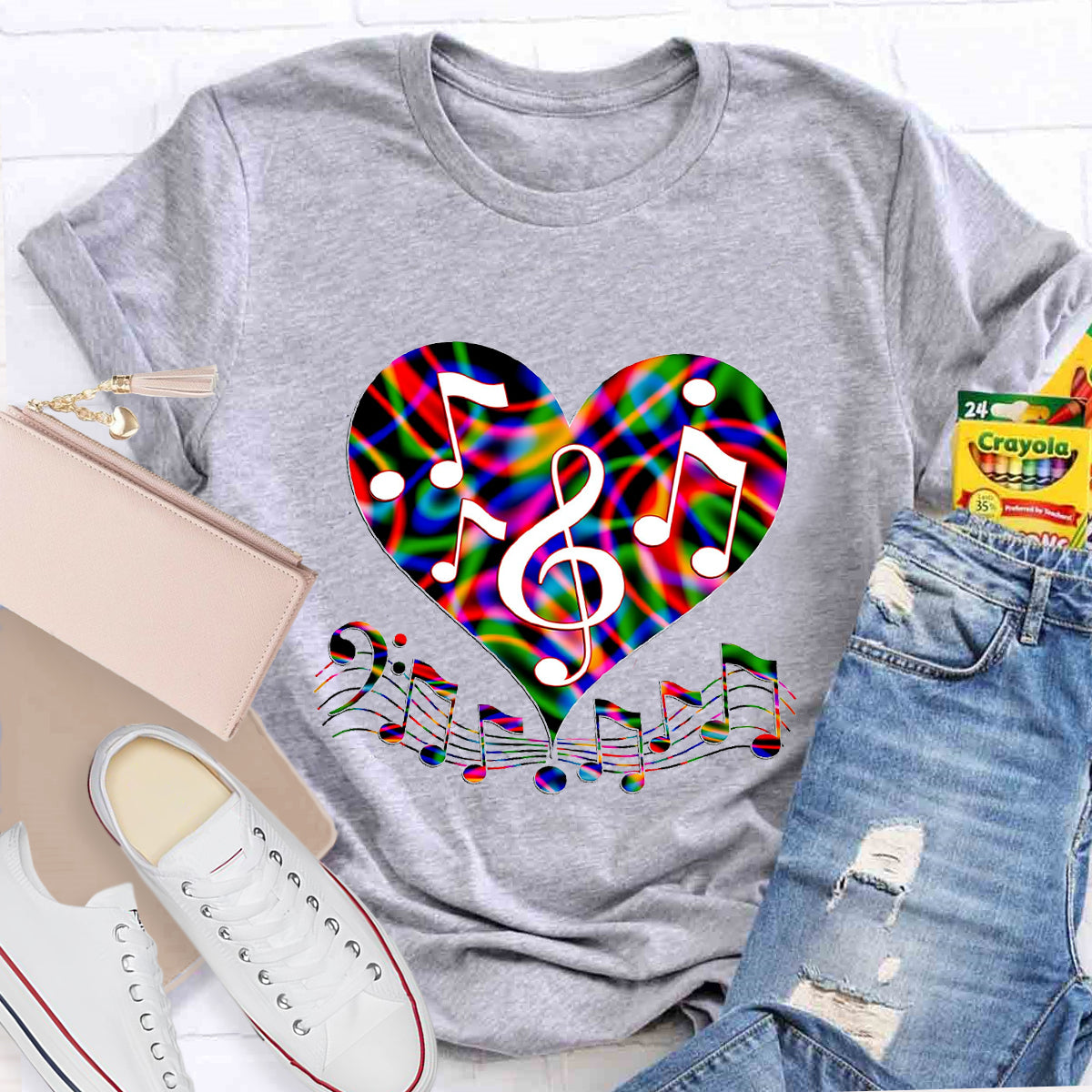 Music Makes My Heart Happy T-Shirt