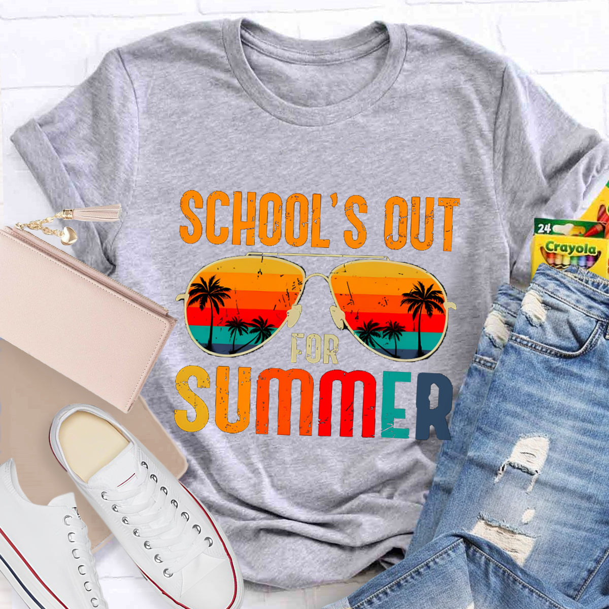 School's Out For Summer Rainbow Beach In The Eyes T-Shirt
