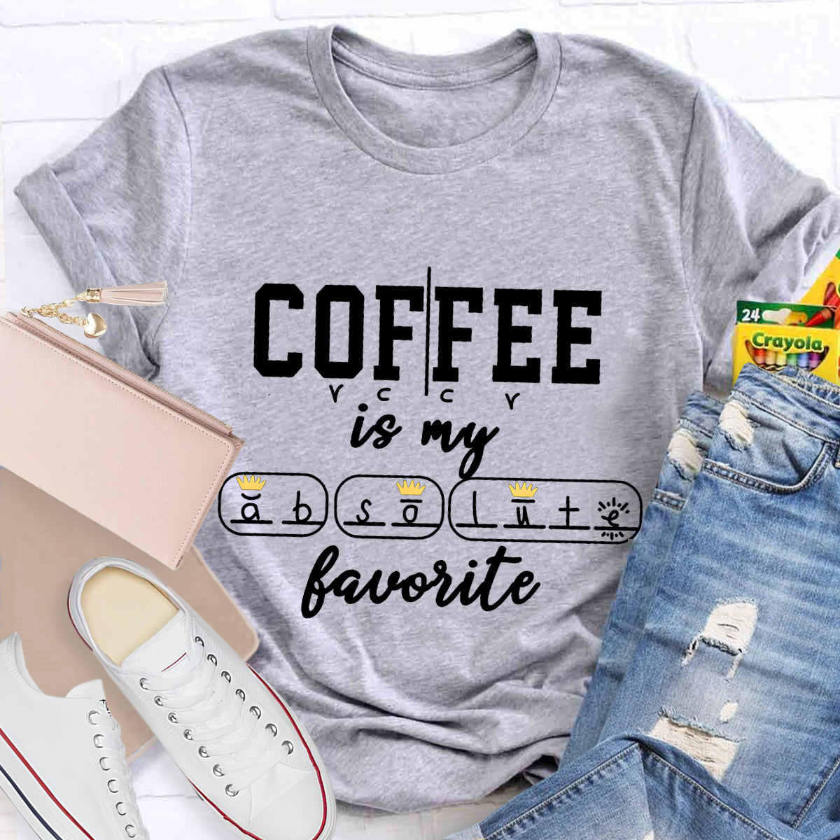 Coffee Is My Favorite English Teacher T-Shirt