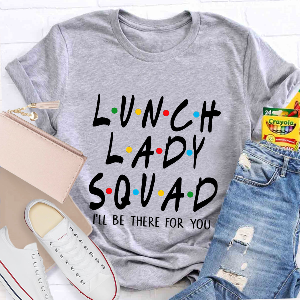 Lunch Lady Aquad Teacher T-Shirt