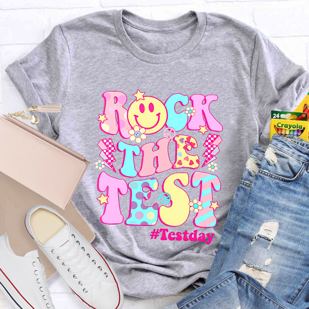 Rock The Text Text Day Teacher T-Shirt