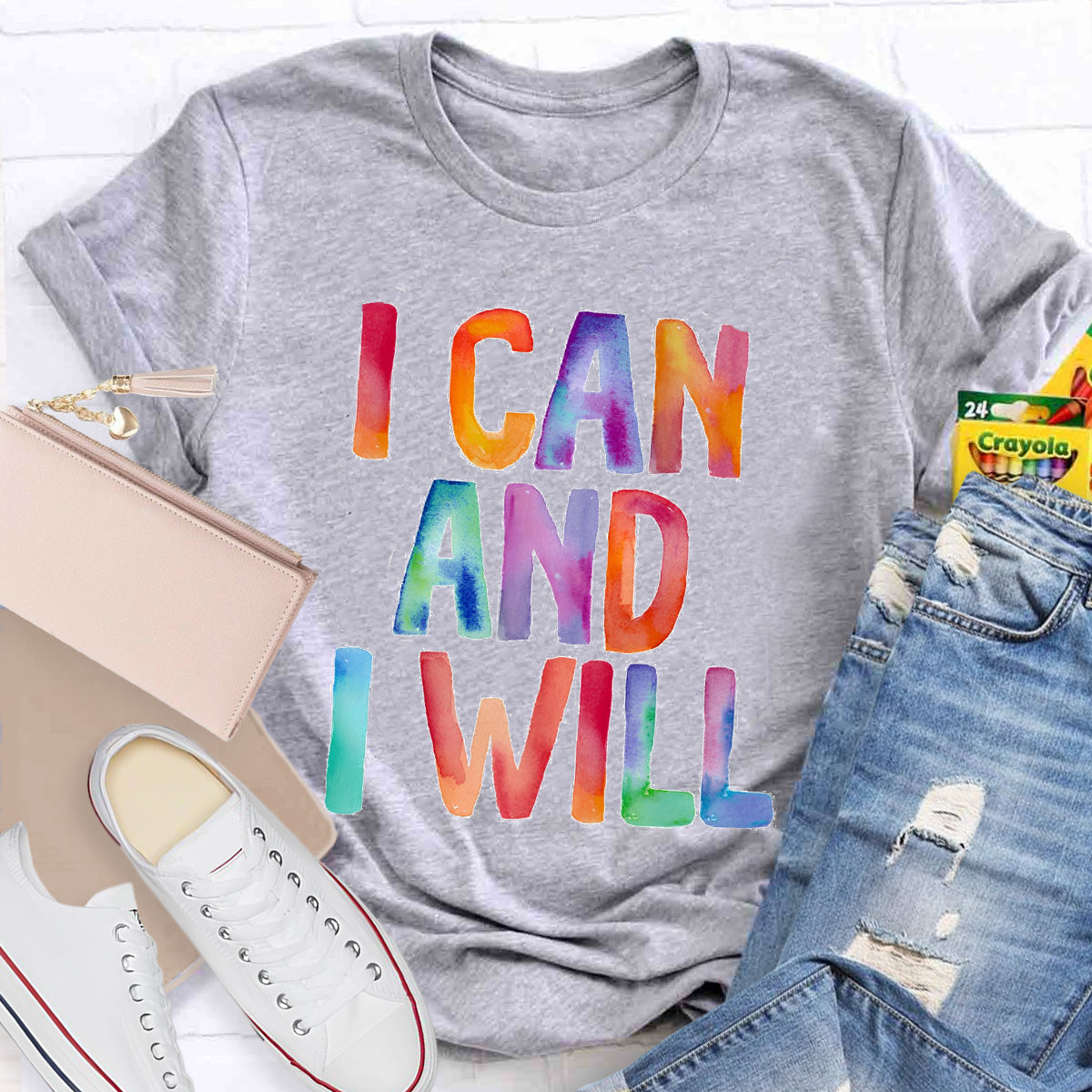 I Can And I Will Teacher T-Shirt