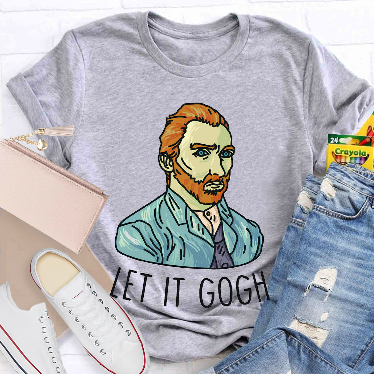Let It Go Art Teacher T-Shirt