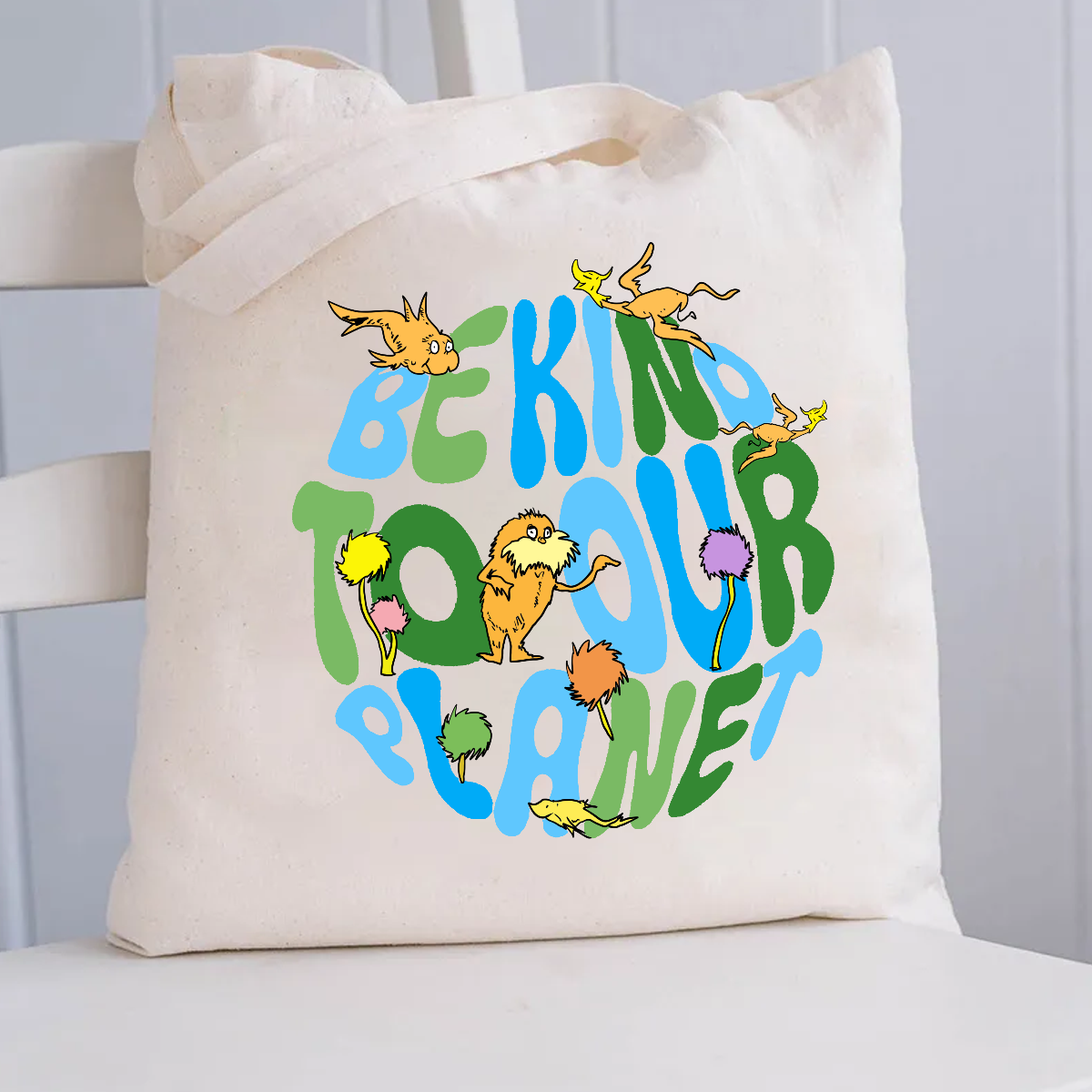 Be Kind To Our Plane Canvas Tote Bag
