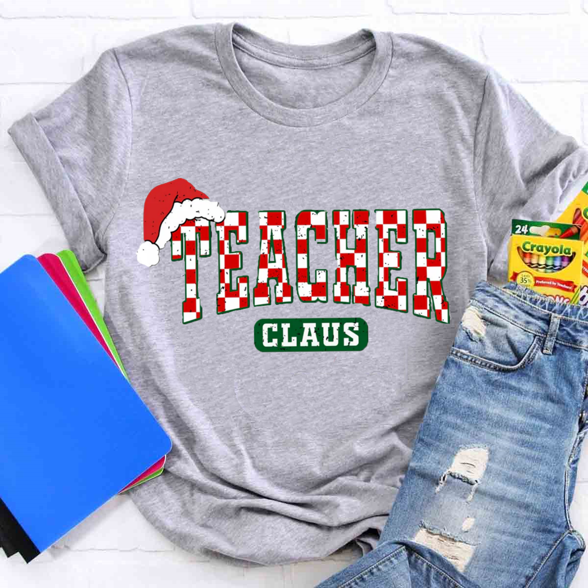 Teacher Claus Christmas T-Shirt