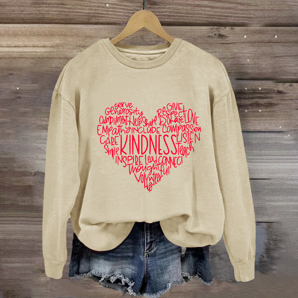 Kindness Teach Smile Sweatshirt