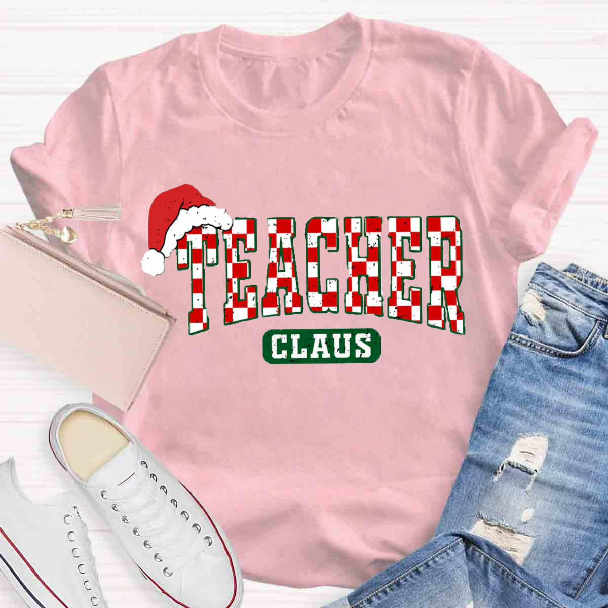 Teacher Claus Christmas T-Shirt