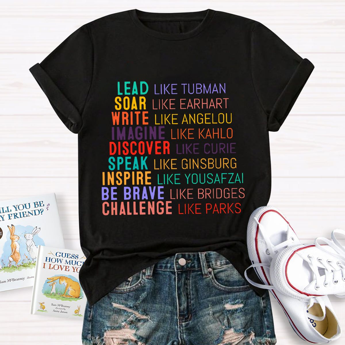 Lead Like Tubman Empowered Women T-Shirt
