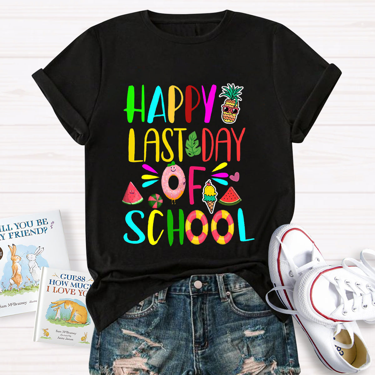 Happy Last Day Of School Summer Atmosphere T-Shirt