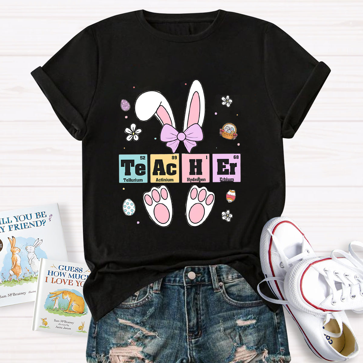 Teacher Easter Periodic Elements T-Shirt