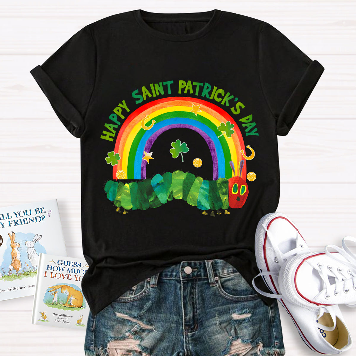 Happy St. Patrick's Day Caterpillar T-Shirt