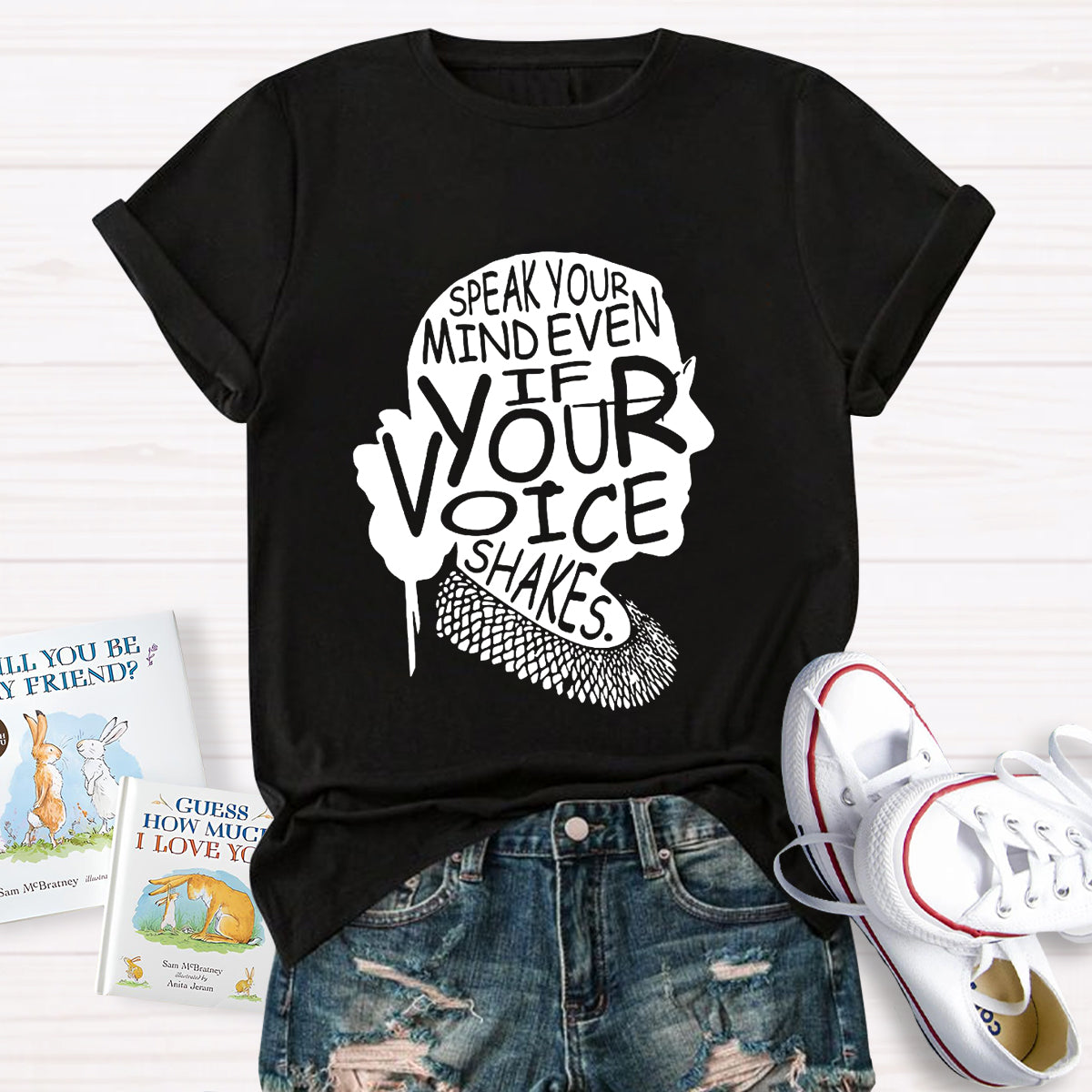 Speak Your Mind Even If Your Voice Shakes T-Shirt