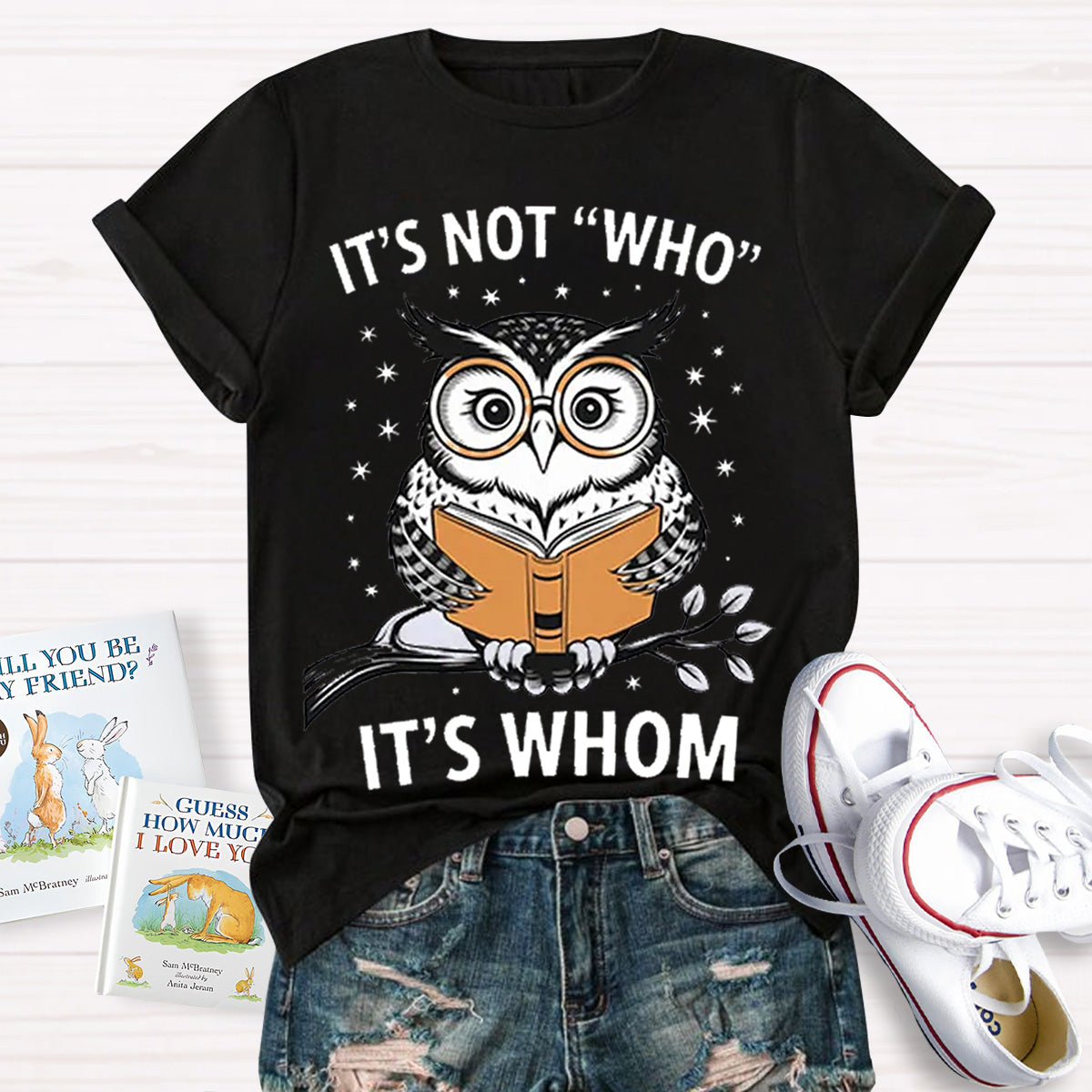 It's Not Who It's Whom Teacher T-Shirt