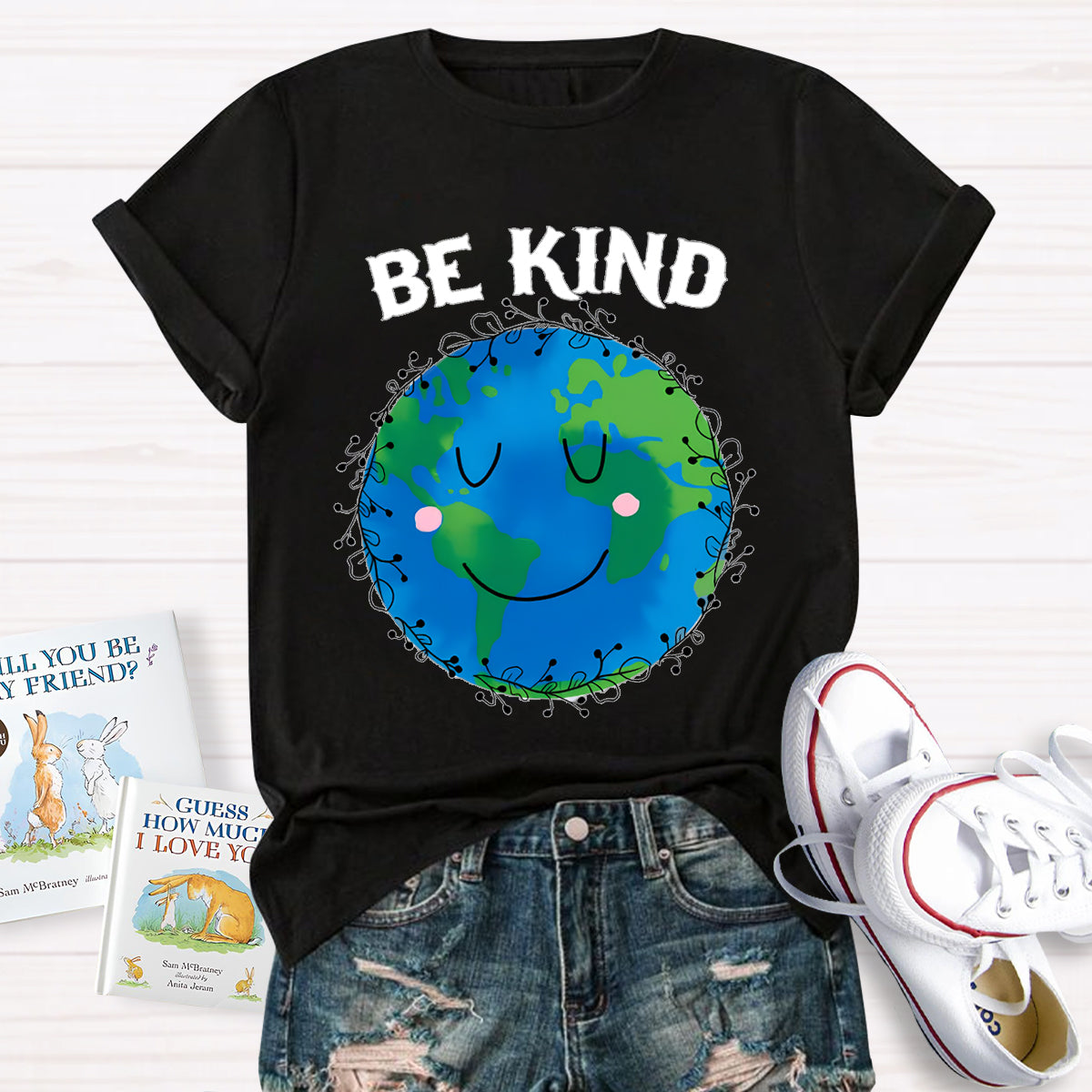 Be Kind For Earth Day Teacher T-Shirt