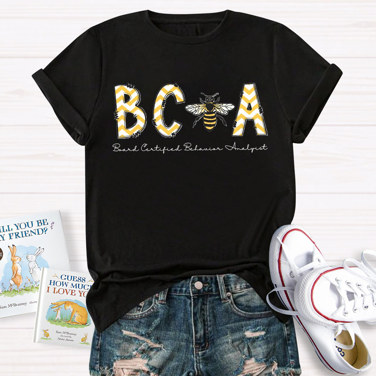 BCBA Board Certified Behavior Analyst Teacher T-Shirt