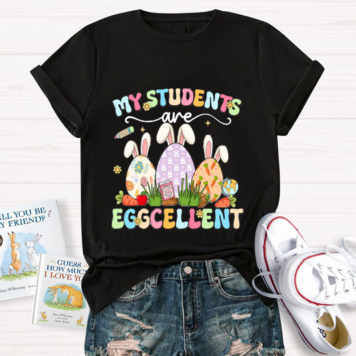 My Students Are Eggcellent Teacher T-Shirt