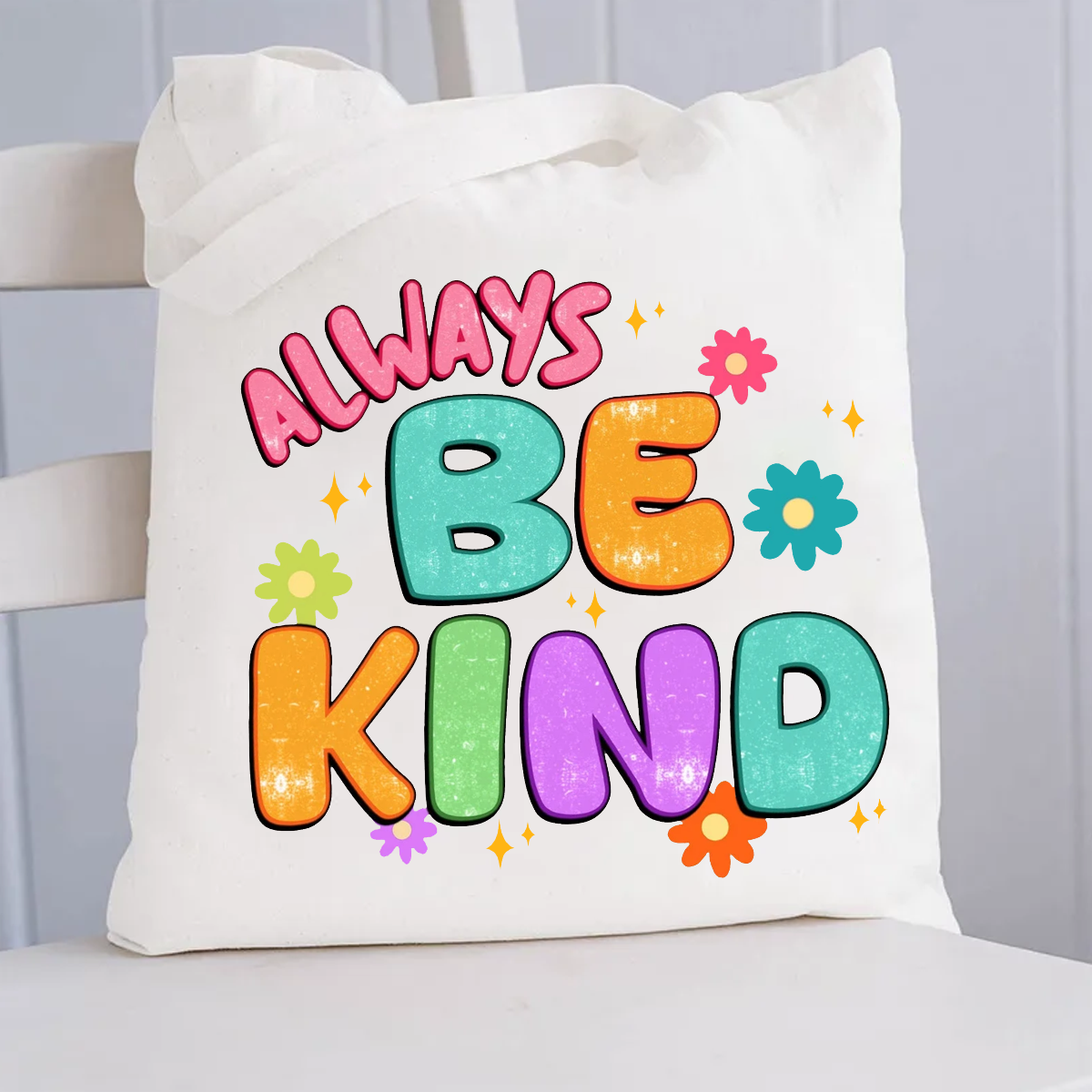 Always Be Kind Teacher Canvas Tote Bag