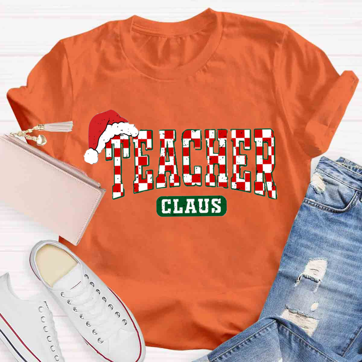 Teacher Claus Christmas T-Shirt