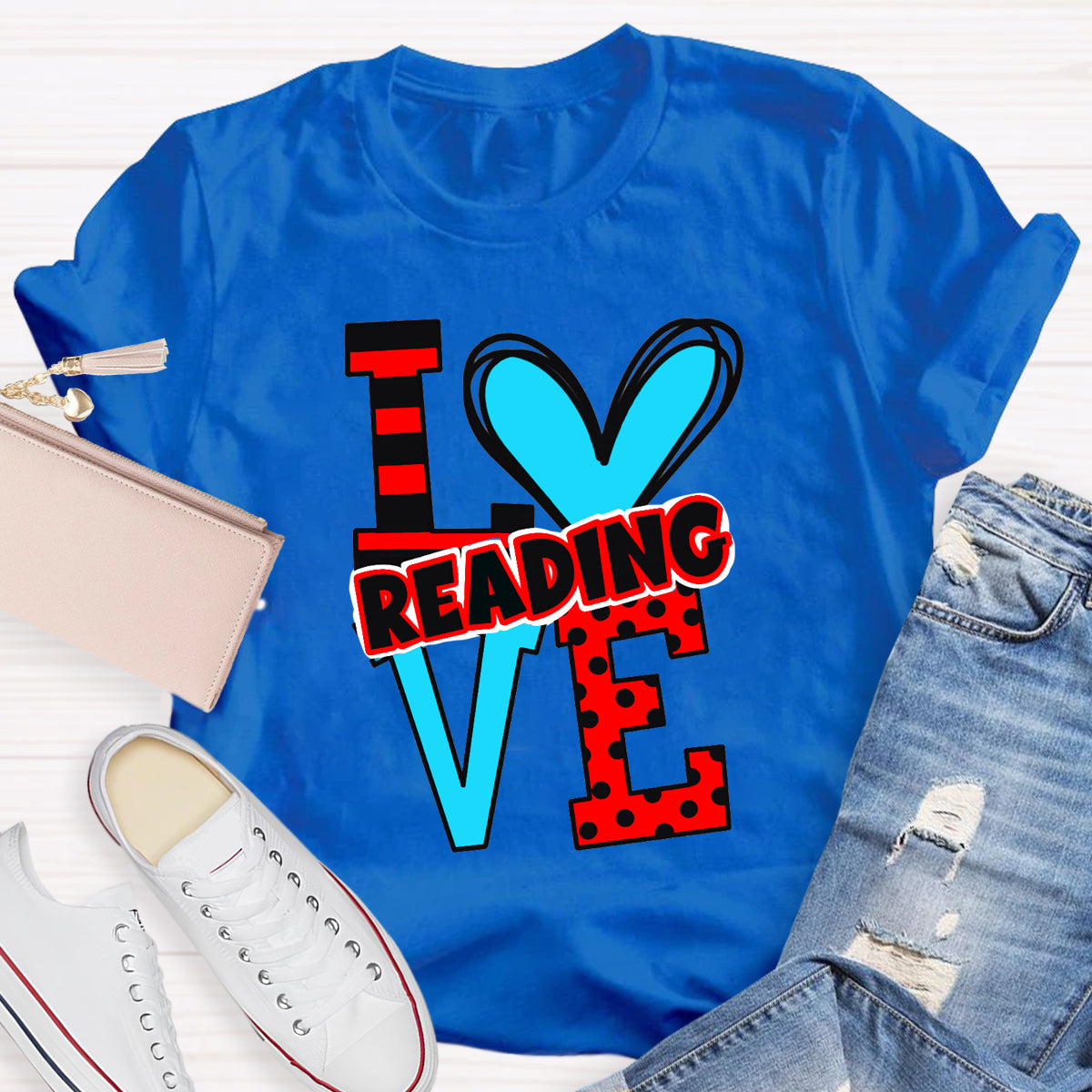 Love Reading Children's Books Teacher T-Shirt