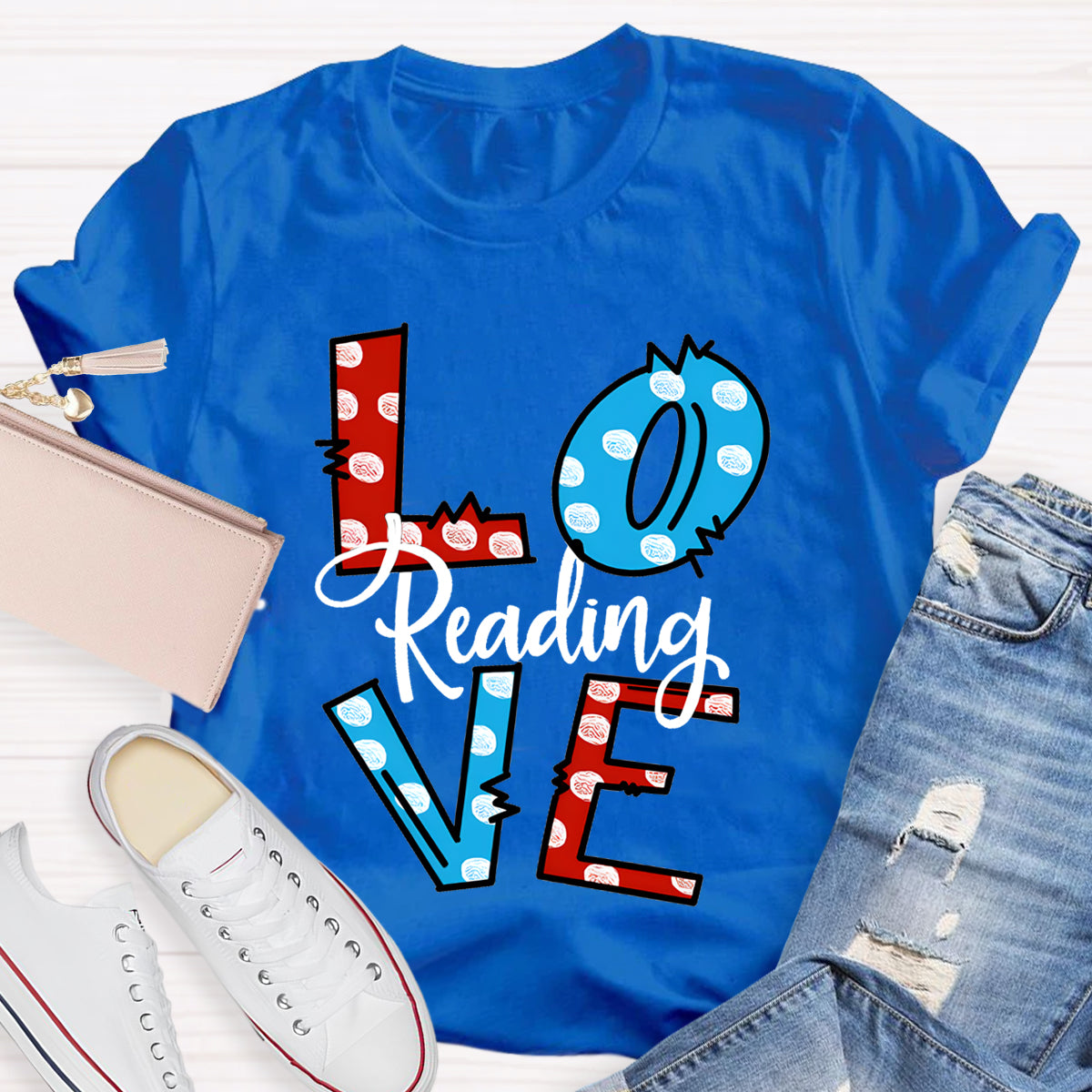 Love Reading Teacher T-Shirt