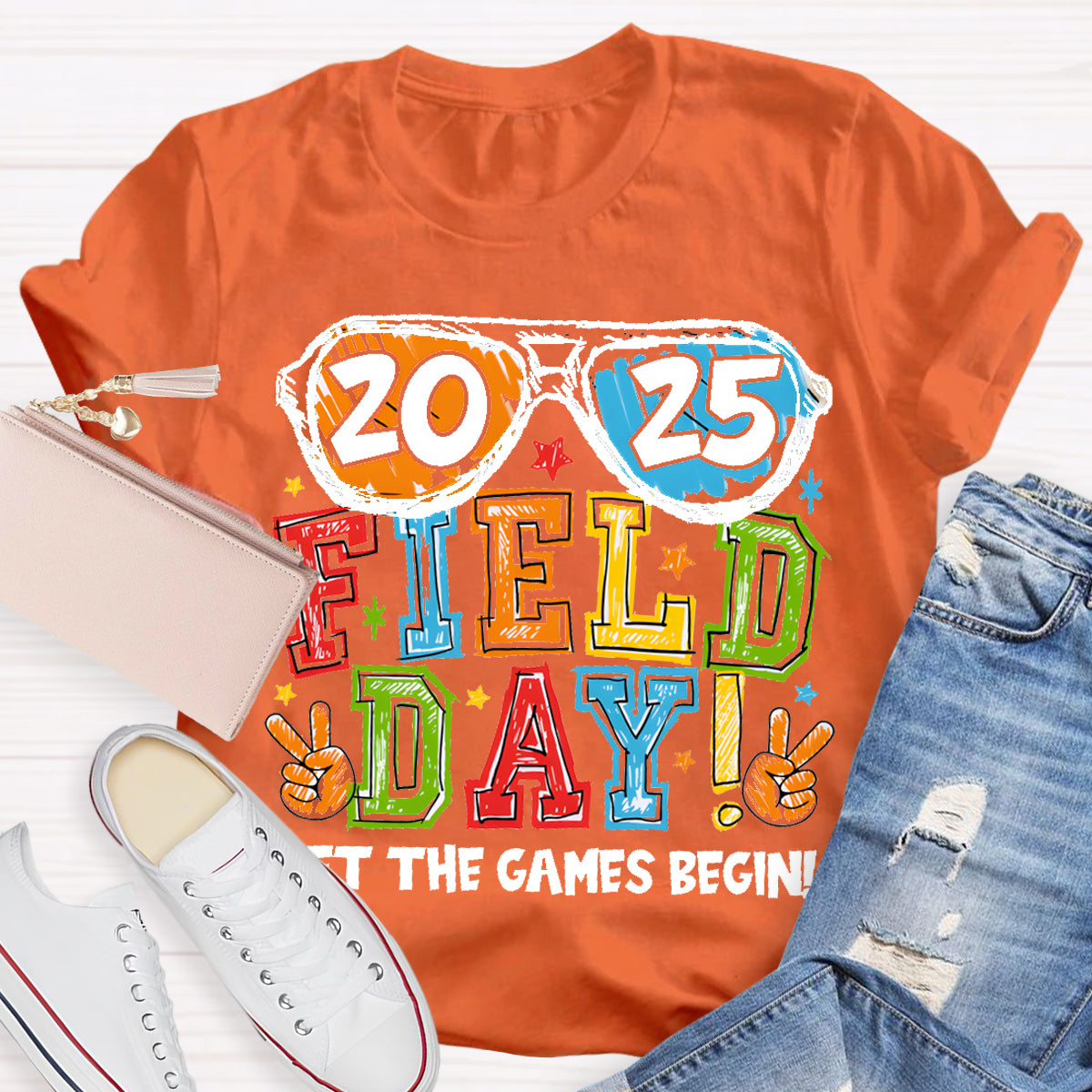 Field Day Let The Games Begin Teacher T-Shirt