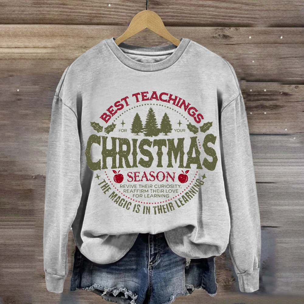 Best Teacher Christmas Season Sweatshirt