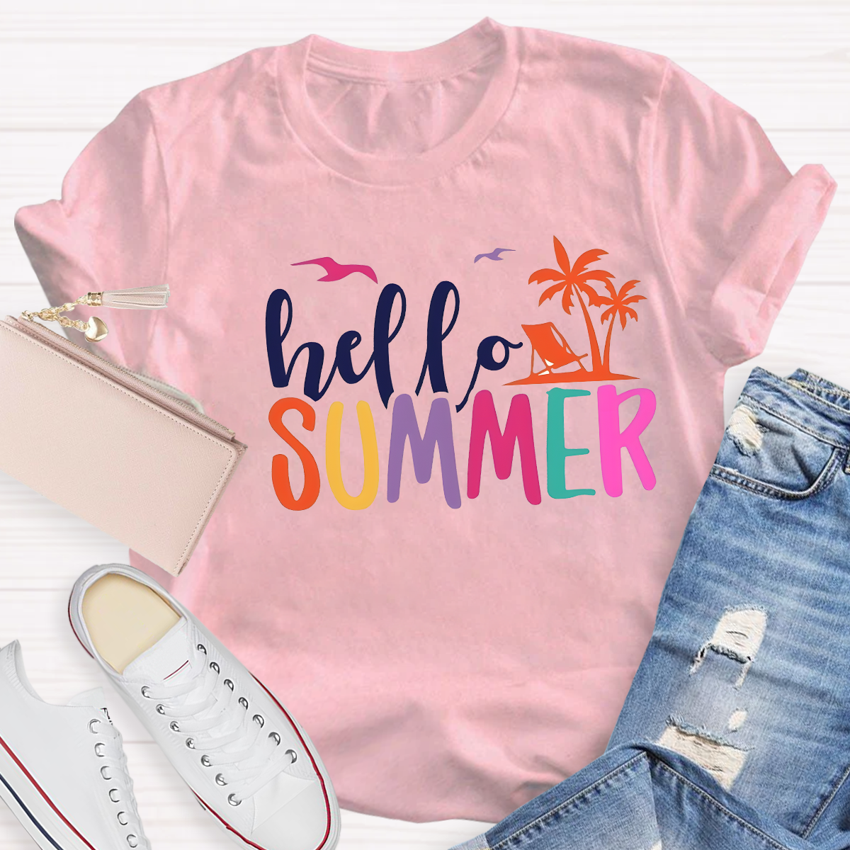 Hello Summer Teacher T-Shirt