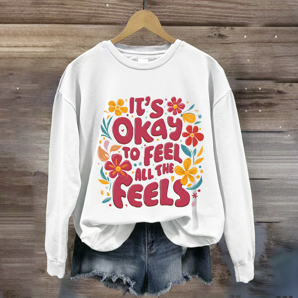Celebrate Minds of All Kinds Floral Sweatshirt