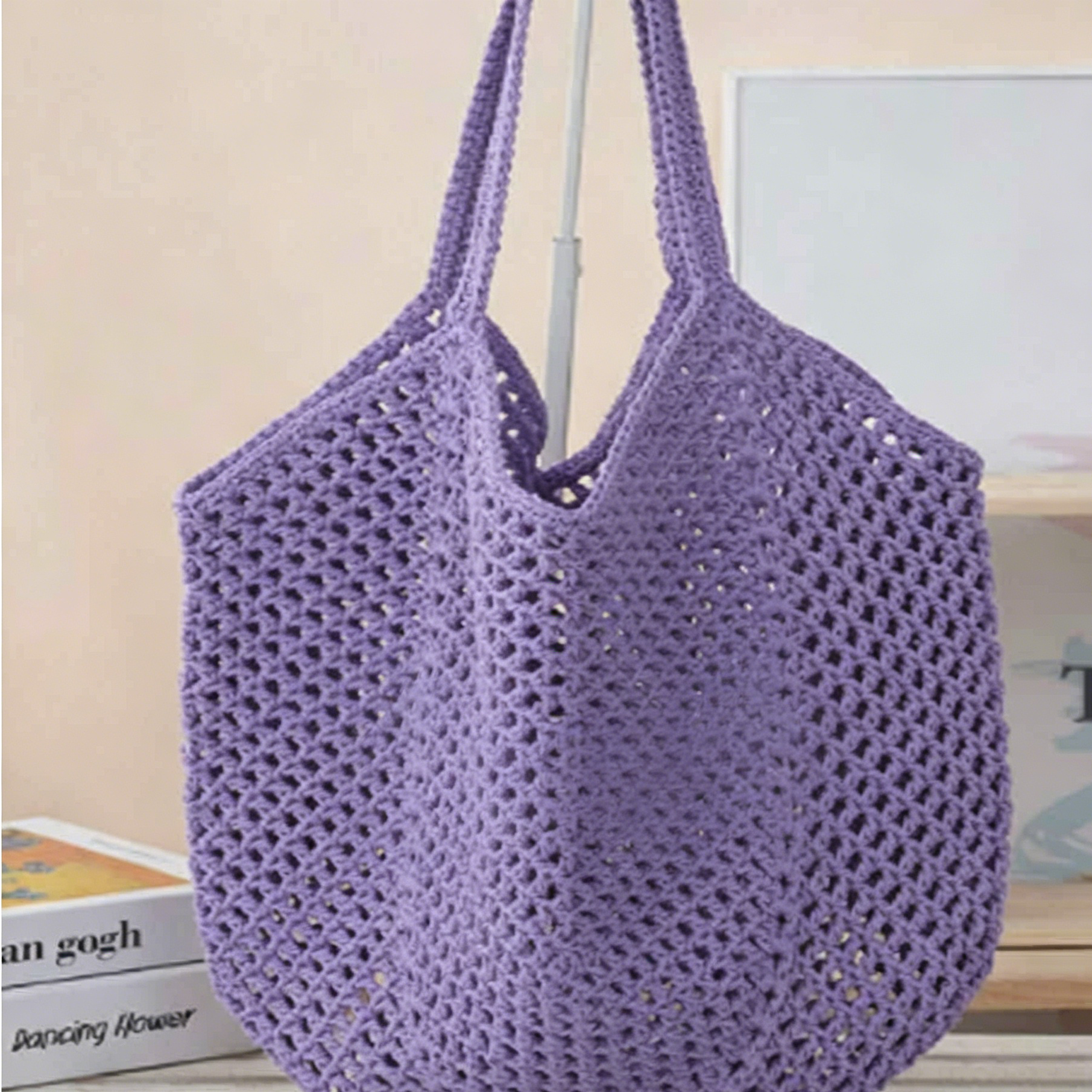 Women's Open-Weave Tote Bag — Summer Beach & Vacation Bag