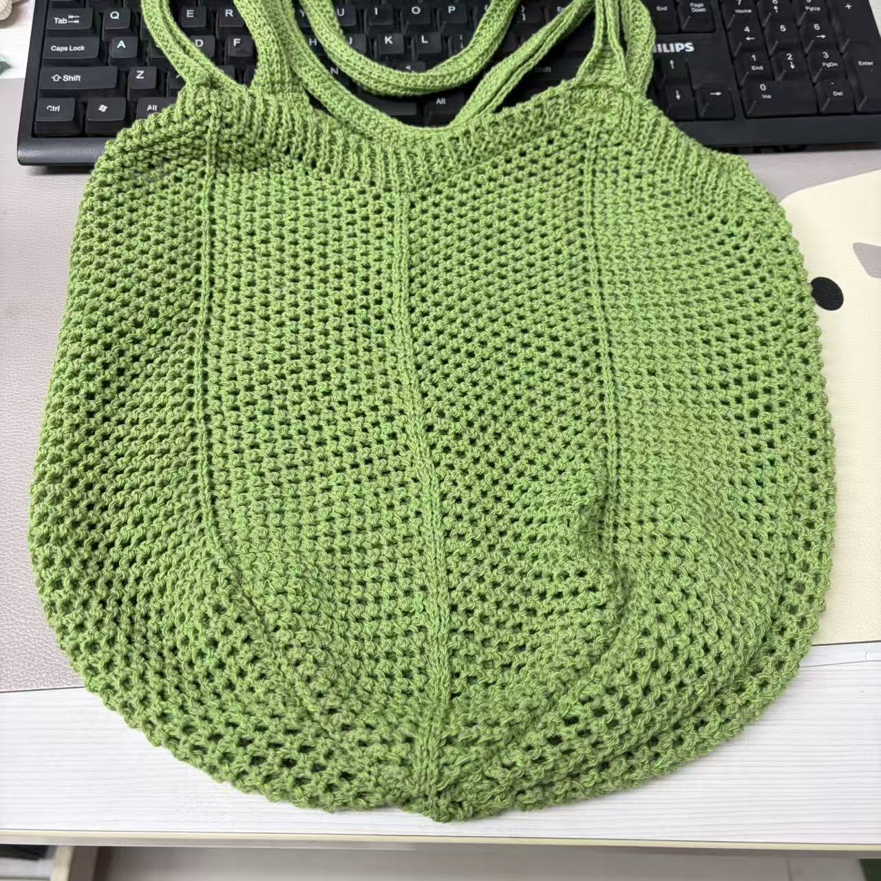 Women's Open-Weave Tote Bag — Summer Beach & Vacation Bag