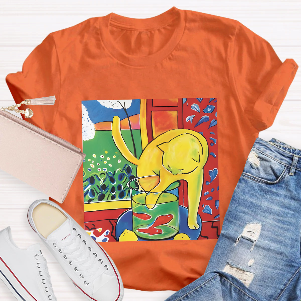 Cat In The Fish Tank T-Shirt