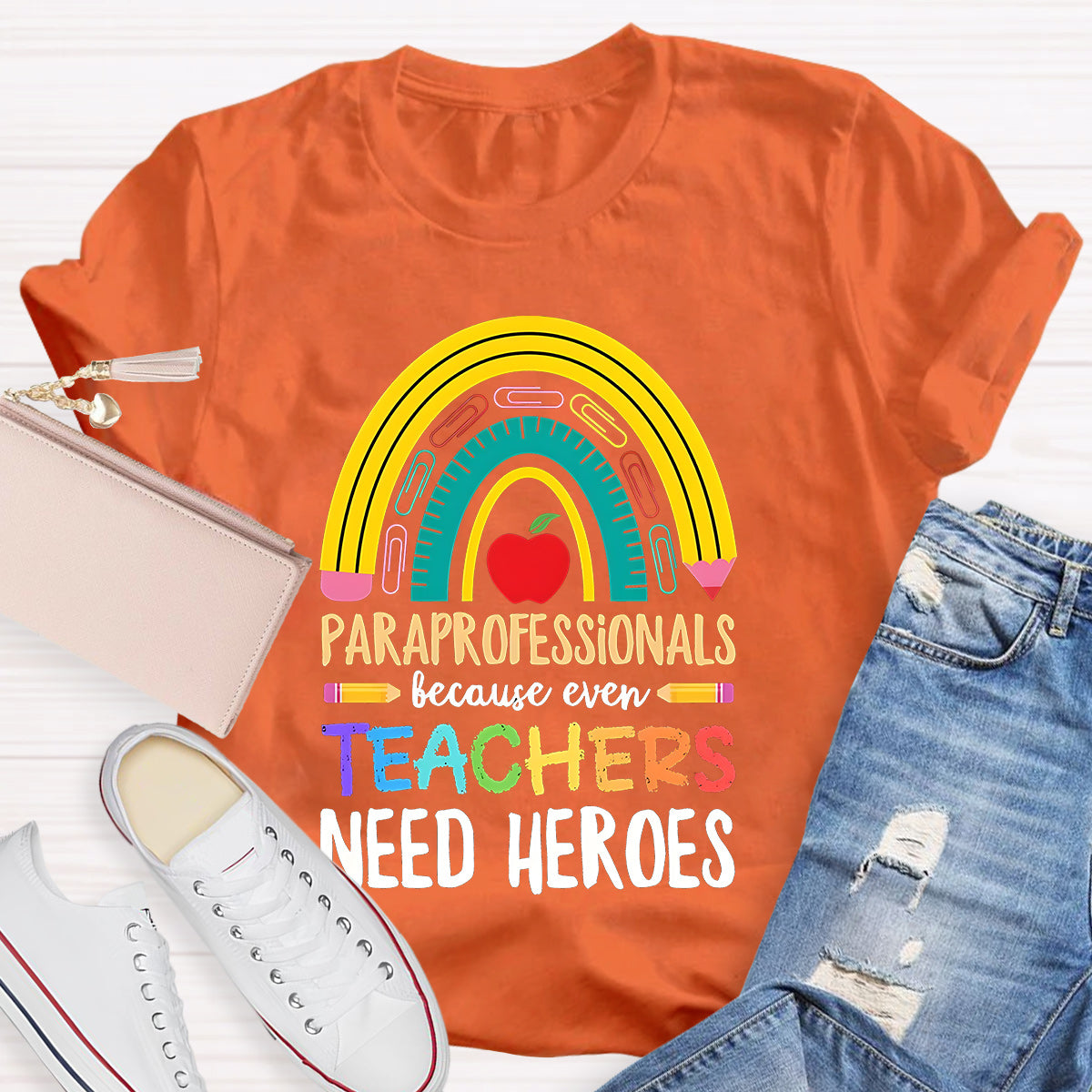 Teacher Needs Heroes Teacher T-Shirt