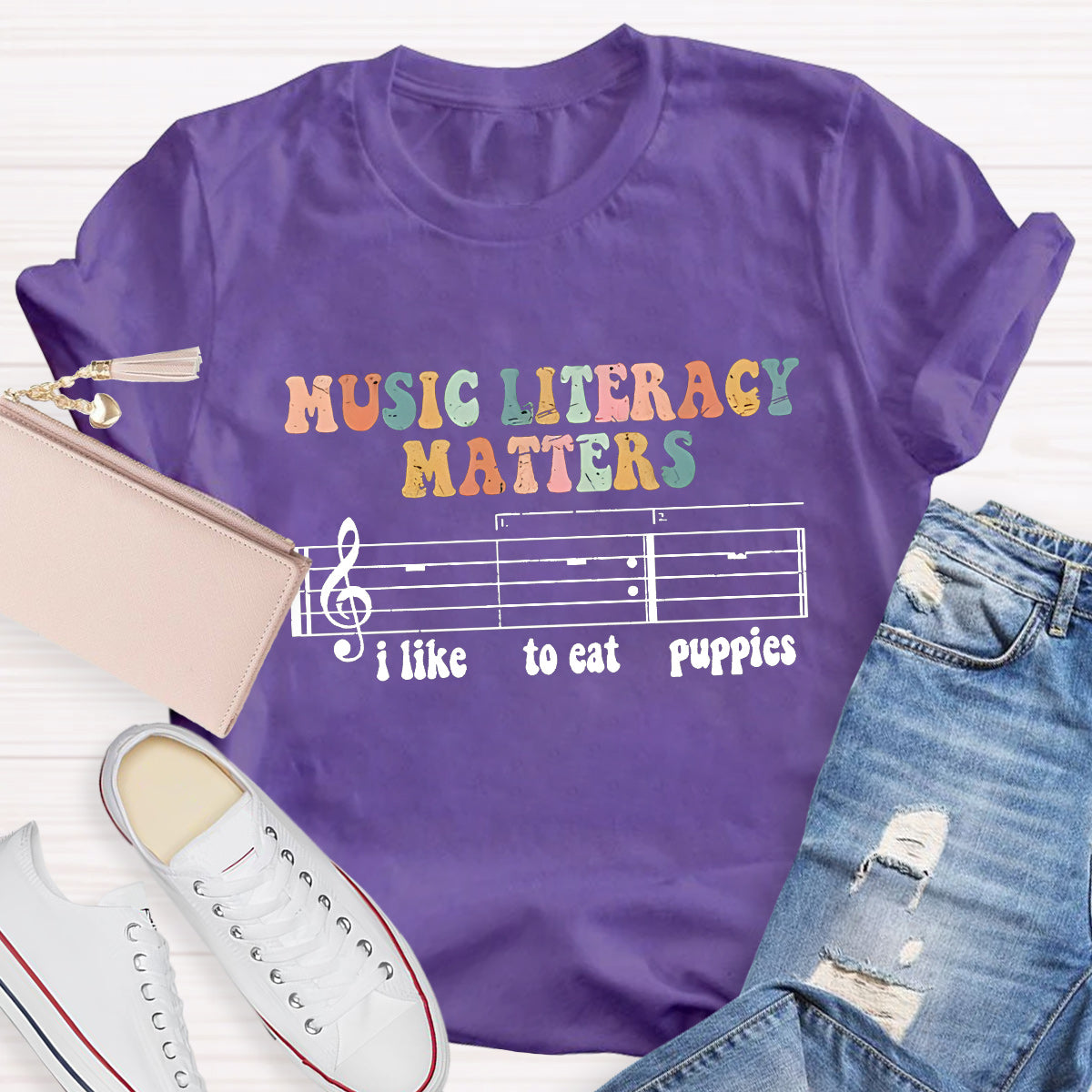 Music Literacy Matters Teacher T-Shirt